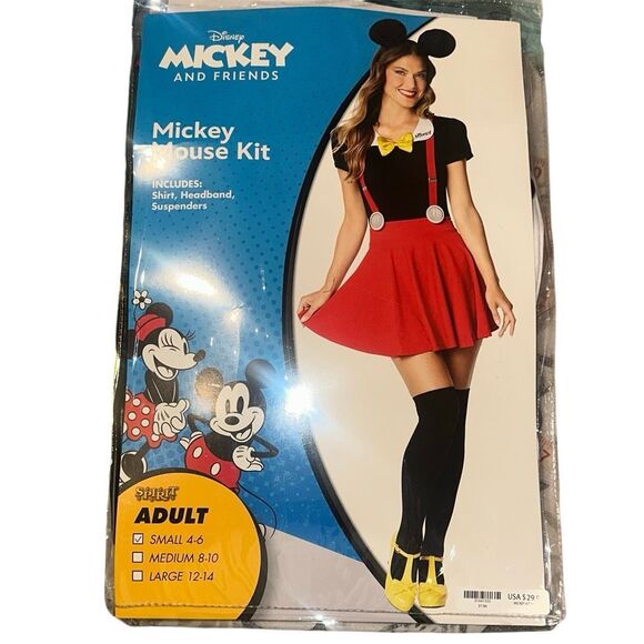 Disney, Mickey and friends, Mickey Mouse Halloween costume ladies size small - Picture 1 of 6